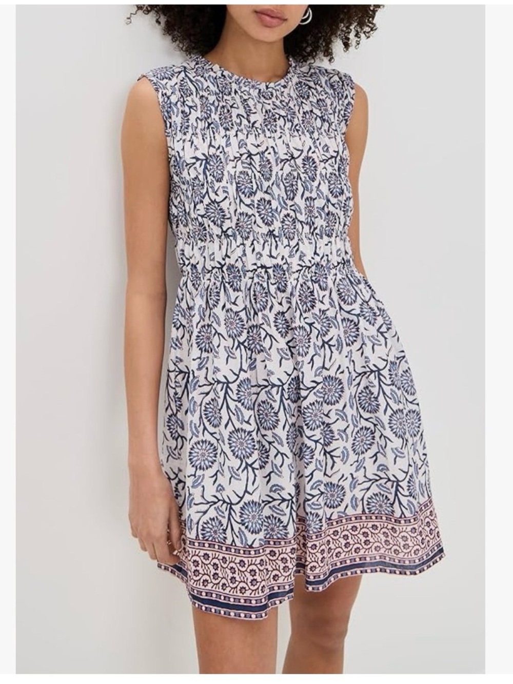 Velvet by Graham & Spencer | Marla shirred patterned dress